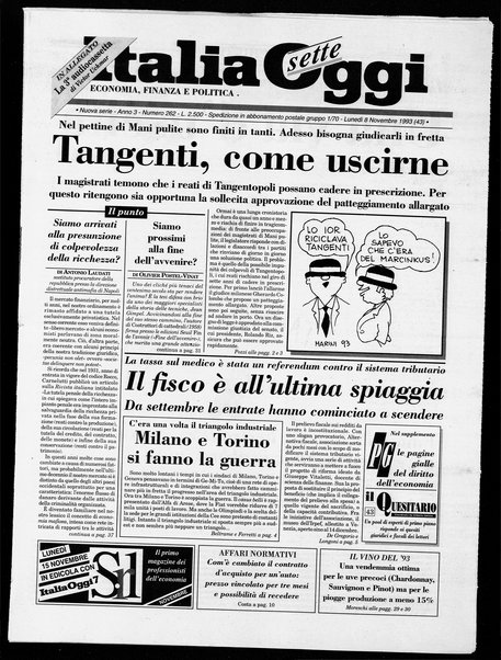 Italia oggi : quotidiano di economia finanza e politica